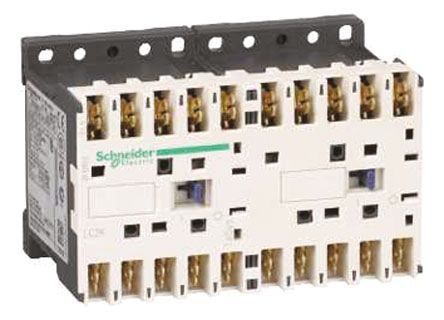 LC2K06017M7, Schneider Electric 3 Pole Reversing Contactor - 6 A, 230 V ac Coil, TeSys K, 3NO, 3 kW, Контактор