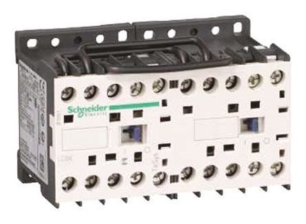 LC8K0601B7, Schneider Electric 3 Pole Reversing Contactor - 6 A, 24 V ac Coil, TeSys K, 3NO, 3 kW, Контактор