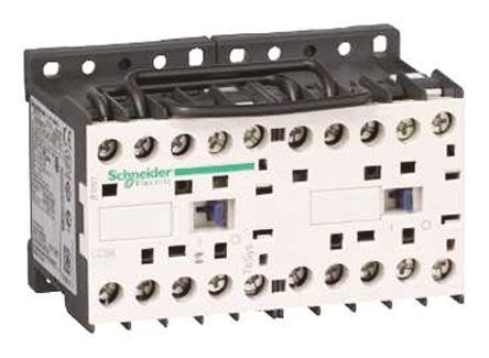 LC8K0601F7, Schneider Electric 3 Pole Reversing Contactor - 6 A, 110 V ac Coil, TeSys K, 3NO, 3 kW, Контактор