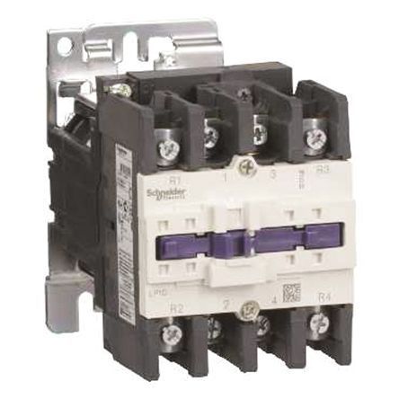 LP1D400086UD, Schneider Electric 4 Pole Contactor, 230 V dc Coil, TeSys D, 2NO/2NC, Контактор