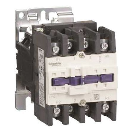 LP1D40008JD, Schneider Electric 4 Pole Contactor, 12 V dc Coil, TeSys D, 2NO/2NC, Контактор