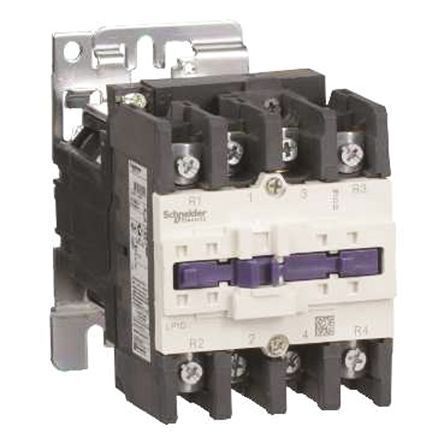 LP1D65008ND, Schneider Electric 4 Pole Contactor, 60 V dc Coil, TeSys D, 2NO/2NC, Контактор