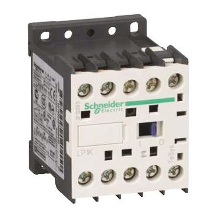 LP1K06013BD, Schneider Electric 3 Pole Contactor - 6 A, 24 V dc Coil, TeSys K, 3NO, 3 kW, Контактор