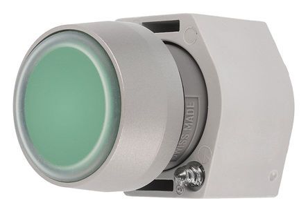 704.013.5, Modular Switch Body, IP65, Green, Panel Mount, Momentary for use with Eao 04 Series Contact Block -25°C +50°C