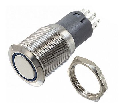 MPDBL Bulgin Illuminated Solder Push Button Switch  A Double Pole Double Throw DPDT   C Пьезопереключатель