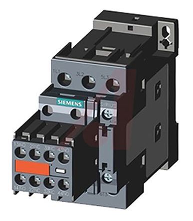 3RT2025-1BB44-3MA0, Siemens 3 Pole Contactor - 16 A, 24 V dc Coil, SIRIUS Innovation, 3NO, 7.5 kW, Контактор