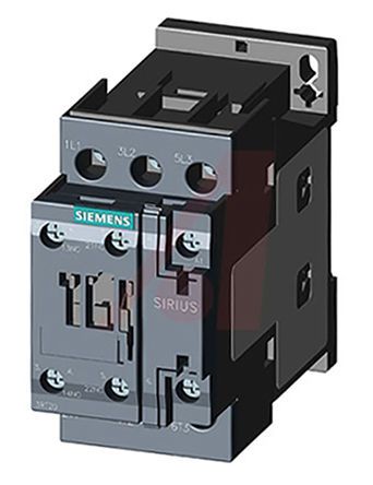 3RT2028-1AP60, Siemens 3 Pole Contactor - 38 A, 230 V ac Coil, SIRIUS Innovation, 3NO, 18.5 kW, Контактор