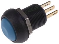 IMR7Z412UL, Apem Single Pole Double Throw (SPDT) Momentary Push Button Switch, IP67, 13.6 (Dia.)mm, Panel Mount, 28V dc, Кнопочный переключатель