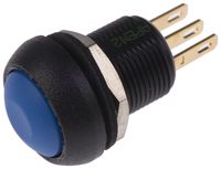 IMR7Z4B2UL, Apem Single Pole Double Throw (SPDT) Momentary Push Button Switch, IP67, 13.6 (Dia.)mm, Panel Mount, 28V dc, Кнопочный переключатель