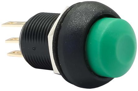 IMR7Z432104UL, Apem Single Pole Double Throw (SPDT) Momentary Push Button Switch, IP67, 13.6 (Dia.)mm, Panel Mount, 28V dc, Кнопочный переключатель