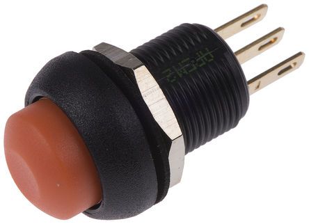 IMR7Z492104UL, Apem Single Pole Double Throw (SPDT) Momentary Push Button Switch, IP67, 13.6 (Dia.)mm, Panel Mount, 28V dc, Кнопочный переключатель