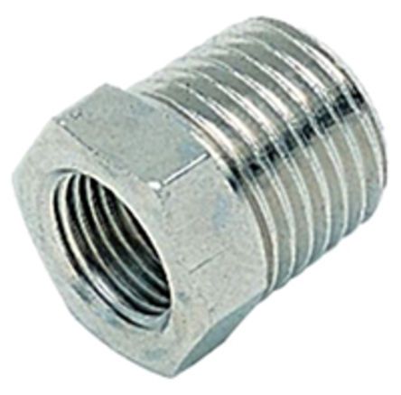 2530-1/4-1/8, SMC Pneumatic Straight Threaded Adapter, R 1/4 Male To R 1/8 Female, Переходник