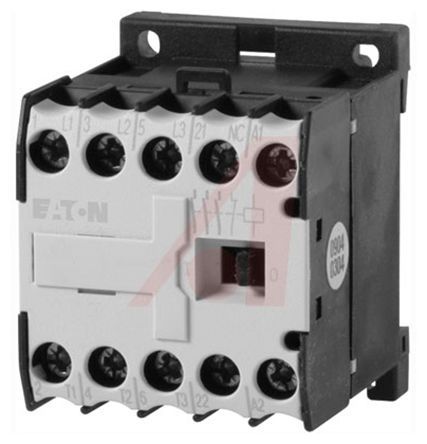 XTMC9A10T, Eaton 3 Pole Contactor - 9 A, 24 V ac Coil, xStart, 3NO, 4 kW, Контактор