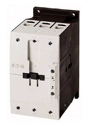 XTCE150G00TD, Eaton 3 Pole Contactor - 150 A, 24 V dc Coil, xStart, 3NO, 75 kW, Контактор