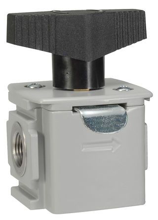 P32VB14LBNN, Parker Handle Pneumatic Manual Control Valve P32 Series, Клапан