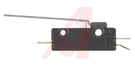 0E1350H0, ZF SPDT Straight Lever Microswitch, 15 A @ 125/250 V ac, 2 A @ 48 V dc, Микропереключатель