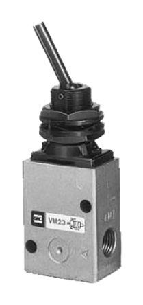 VM230-02-08A, SMC Toggle Lever Mechanical Valve VM200 Series, Клапан