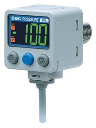 ISE80-02-R, SMC Pressure Switch, R 1/4 -0.1MPa to +1 MPa