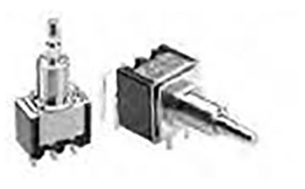 TPF21MGPC004, TE Connectivity Double Pole Double Throw (DPDT) Momentary Miniature Push Button Switch, 6.4 (Dia.)mm, Through Hole, 20, Кнопочный переключатель