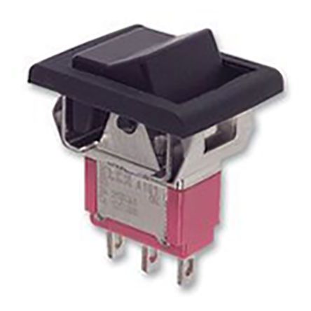 A108J51ZQ0004, TE Connectivity Single Pole Single Throw (SPST), Momentary Rocker Switch PCB, Клавишный переключатель