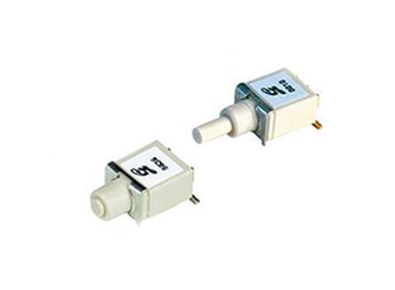 38BC-0-H-3-S, Grayhill Single Pole Double Throw (SPDT) Momentary Push Button Switch, PCB, 20V ac/dc, Кнопочный переключатель