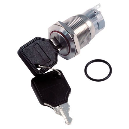 AVBMKLO RS PRO IP Key Switch Single Pole Double Throw SPDT  A Way   C Выключатель с ключом