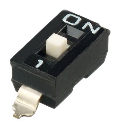 IKD0103101, APEM 1 Way Surface Mount DIP Switch SPST, Raised Actuator Slide Actuator, Переключатель