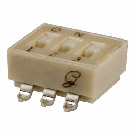 90HBW03PT, Grayhill 3 Way Surface Mount DIP Switch SPST, Переключатель