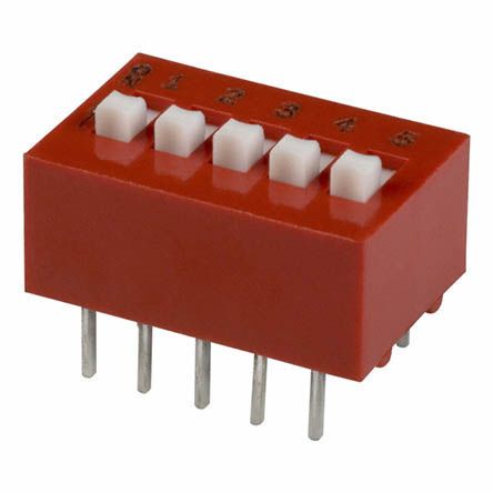 78B05T, Grayhill 5 Way Through Hole Slide Switch SPST, Переключатель