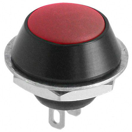 30-201, Grayhill Single Pole Single Throw (SPST) Momentary Push Button Switch, IP67, 13.46 (Dia.)mm, Panel Mount, 24V dc, Кнопочный переключатель