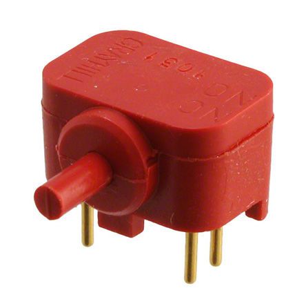 39-251 RED, Grayhill Single Pole Double Throw (SPDT) Momentary Push Button Switch, PC, 28 V dc, 220 V ac, Кнопочный переключатель