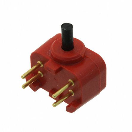 39-251 BLK, Grayhill Single Pole Double Throw (SPDT) Momentary Push Button Switch, PC, 28 V dc, 220 V ac, Кнопочный переключатель