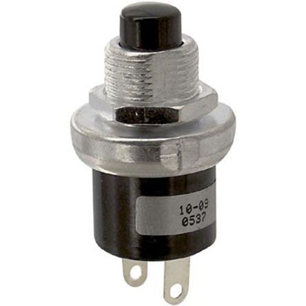 10-09, Grayhill Single Pole Single Throw (SPST) Momentary Push Button Switch, 20.32 (Dia.)mm, Panel Mount, 220V ac, Кнопочный переключатель