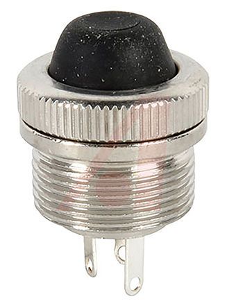 913S, Switchcraft Single Pole Double Throw (SPDT) Momentary Push Button Switch, IP68, Panel Mount, 48 V dc, 125 V ac, Кнопочный переключатель