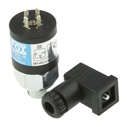 F4TX, RS PRO Hydraulic Pressure Sensor, M2 (Din Plug), 5bar to 50bar, Датчик давления