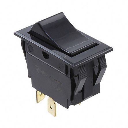 TIGK51-6S-BL-NBL, Carling Technologies Double Pole Double Throw (DPDT), On-None-Off Rocker Switch Panel Mount, Клавишный переключатель