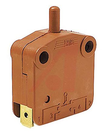 XP52Z11, Johnson Electric Single Pole Single Throw (SPST) Push Button Switch, 16 A, Кнопочный переключатель