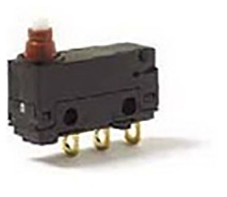 V4LT7, Johnson Electric SP-CO Plunger Subminiature Micro Switch, 5 A, Микропереключатель