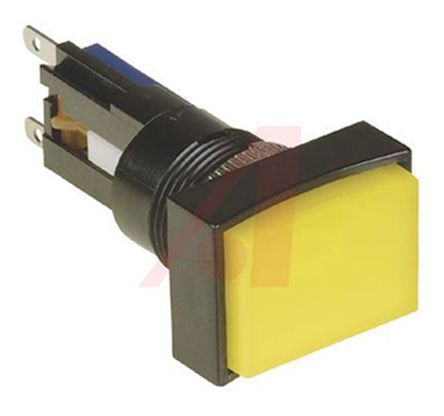 TH501008000, Johnson Electric 2NO/2NC Momentary Push Button Switch, IP40, 16.2/22.5 (Dia.)mm, Panel Mount, 250V ac, Кнопочный переключатель