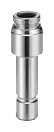 KQG2R23-04, SMC Tube-to-Tube Pneumatic Straight Tube-to-Tube Adapter, Plug In 3.2 mm to Plug In 4 mm, Муфта
