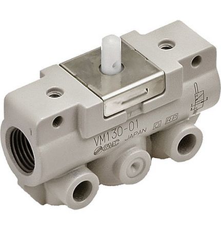 VM131-F01-01SA, SMC Roller Lever Pneumatic Manual Control Valve VM100 Series, Клапан