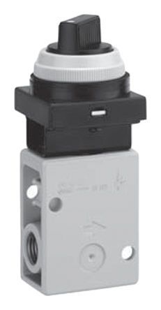 VM230-02-34GA, SMC Twist Selector (2 Position) Pneumatic Manual Control Valve VM200 Series, Клапан