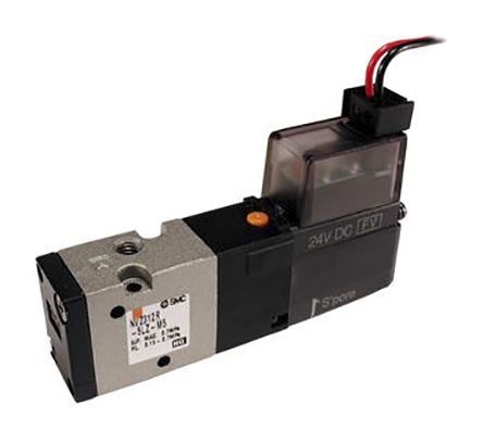 VZ5420-5MNZ-01-Q, SMC Pneumatic Control Valve Solenoid R 1/8 VZ5000 Series, Клапан