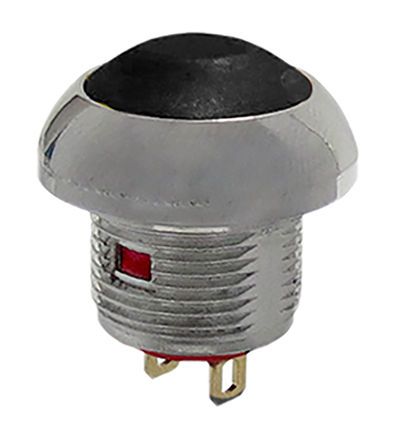 PAS6D2AM1CES2-5, RS PRO Single Pole Single Throw (SPST) Momentary Yellow LED Miniature Push Button Switch, IP67, 13.6 (Dia.)mm,, Кнопочный переключатель