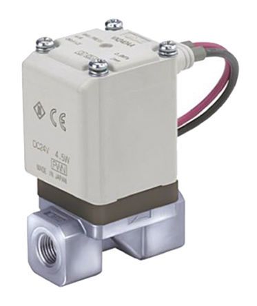 VX232LGKXB, SMC 2/2 Pneumatic Solenoid Valve Solenoid/Spring G 3/8 VX23 Series, Клапан