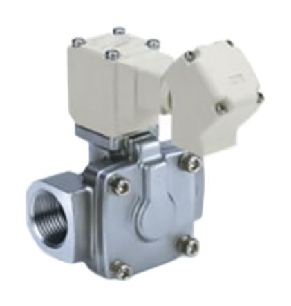 VXD262PLK, SMC 2/2 Pneumatic Solenoid Valve Solenoid/Pilot/Spring G 1 VXD Series, Клапан