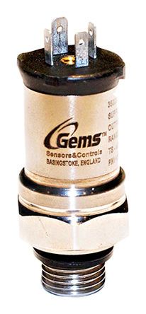 3500B700MG01B000, Gems Sensors Pressure Sensor for Air, Gas, Water , 0.7bar Max Pressure Reading Current, Датчик давления