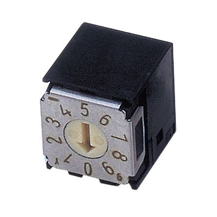 SA-7031B, Copal Electronics 10 Way Surface Mount Rotary Switch, Rotary Coded Actuator, Переключатель