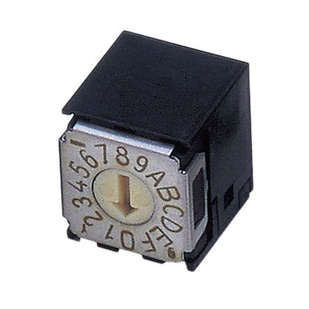 SA-7071A, Copal Electronics 16 Way Surface Mount Rotary Switch, Rotary Coded Actuator, Переключатель