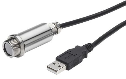 Calex PMU201 USB Infrared Temperature Sensor, 1.5m Cable, -20°C to +1000°C, Датчик температуры